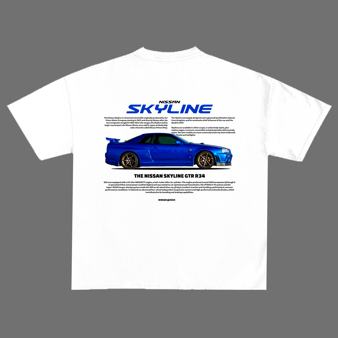 Nissan Skyline GTR R34 Blue
