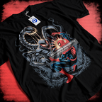 Digital illustration T-shirt design – Japanese pop culture inspired