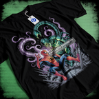 Digital illustration T-shirt design – Japanese pop culture inspired