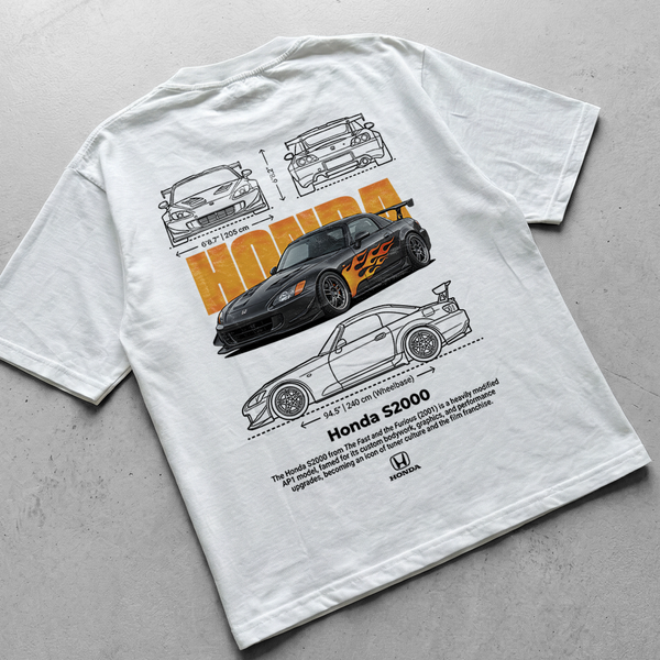 Car t-shirt design Honda S2000 fast and furious 1