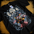 Digital illustration T-shirt design – Japanese pop culture inspired