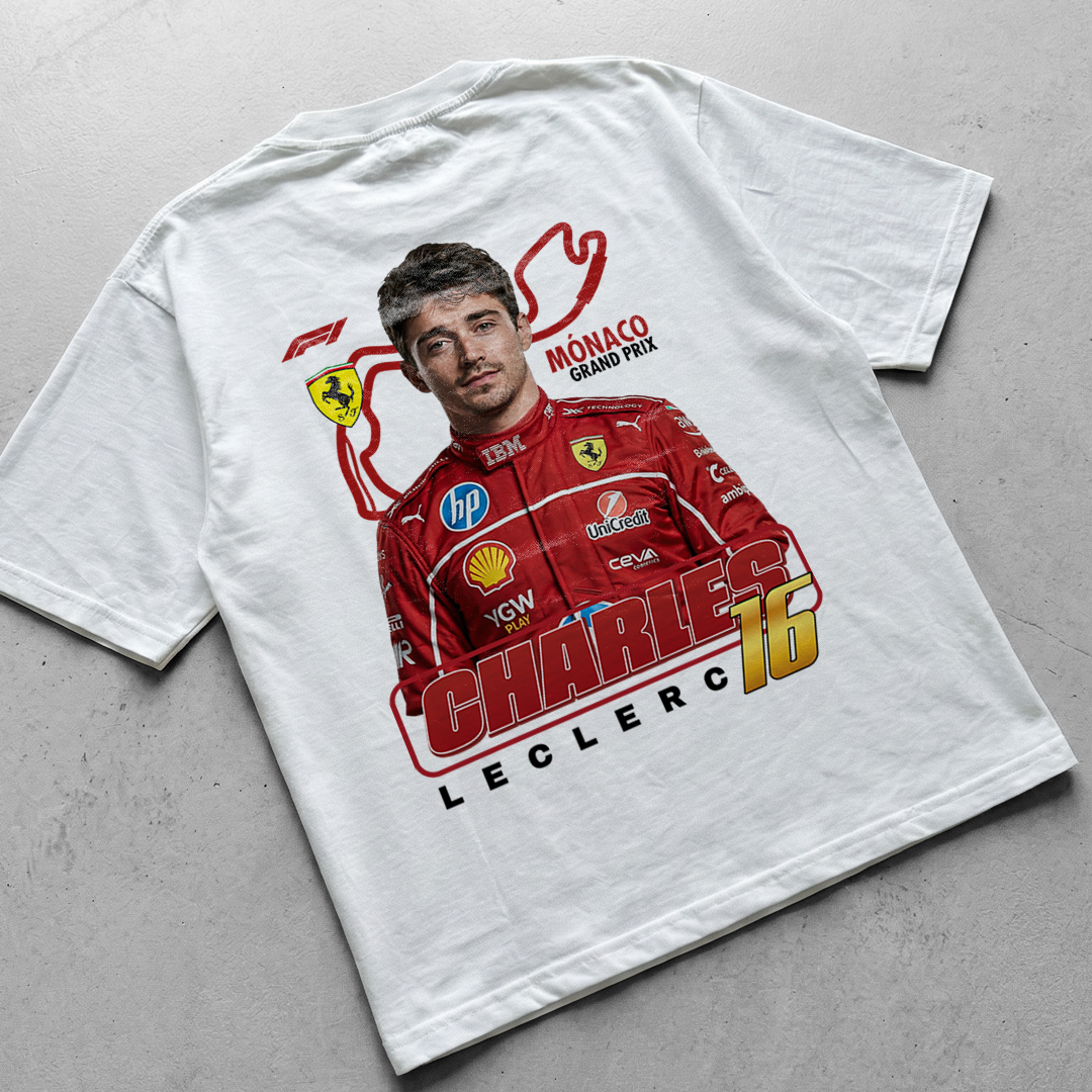 16 Lec Speed driver F1 t-shirt design