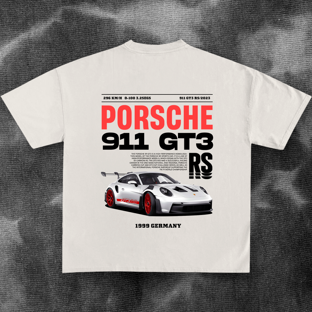 Porsche 911 GT3 RS Racing graphic - t-shirt design