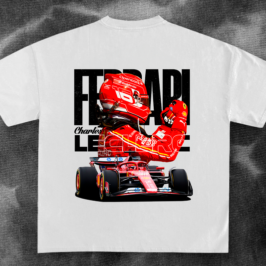 F1 car t-shirt design - LECLERC