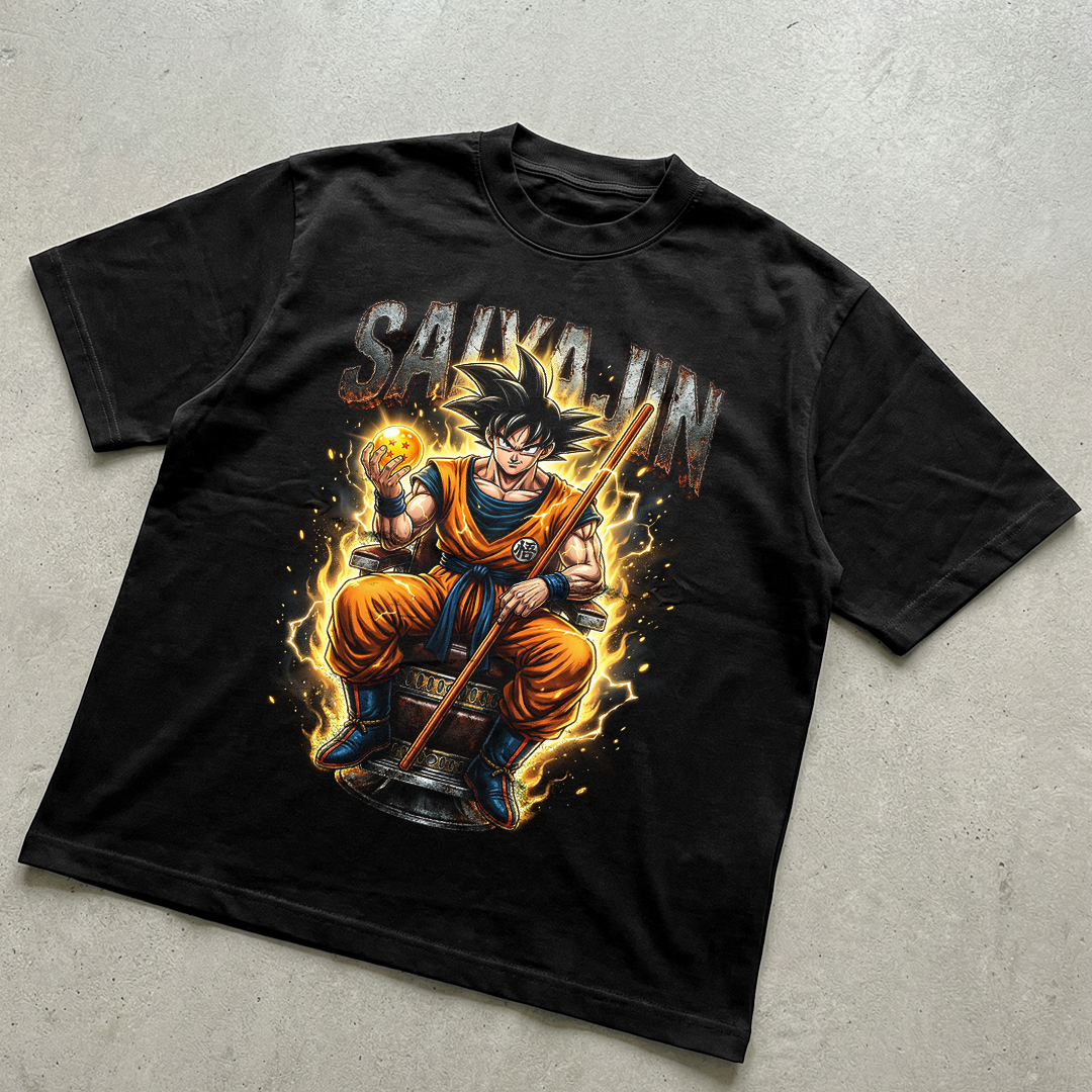 Graphic design Saiyajin t-shirt design