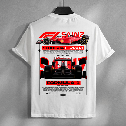 Sportscar-inspired T-shirt illustration – digital