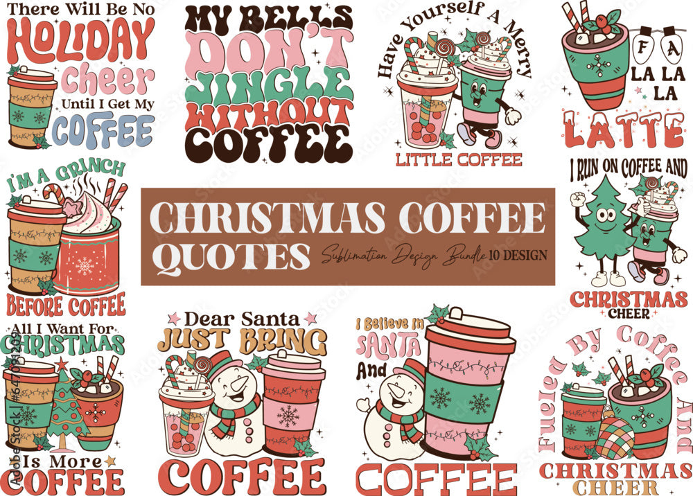 Christmas Coffee Design Bundle