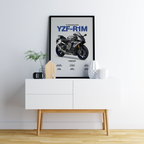 Digital poster - Yamaha YZF-R1M for print