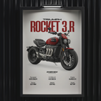 Digital poster - Triumph Rocket 3 R for print