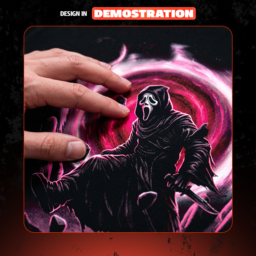 GhostFace mini pack collection tshirt design halftone