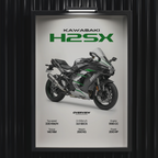 Digital poster - Kawasaki H2 SX for print