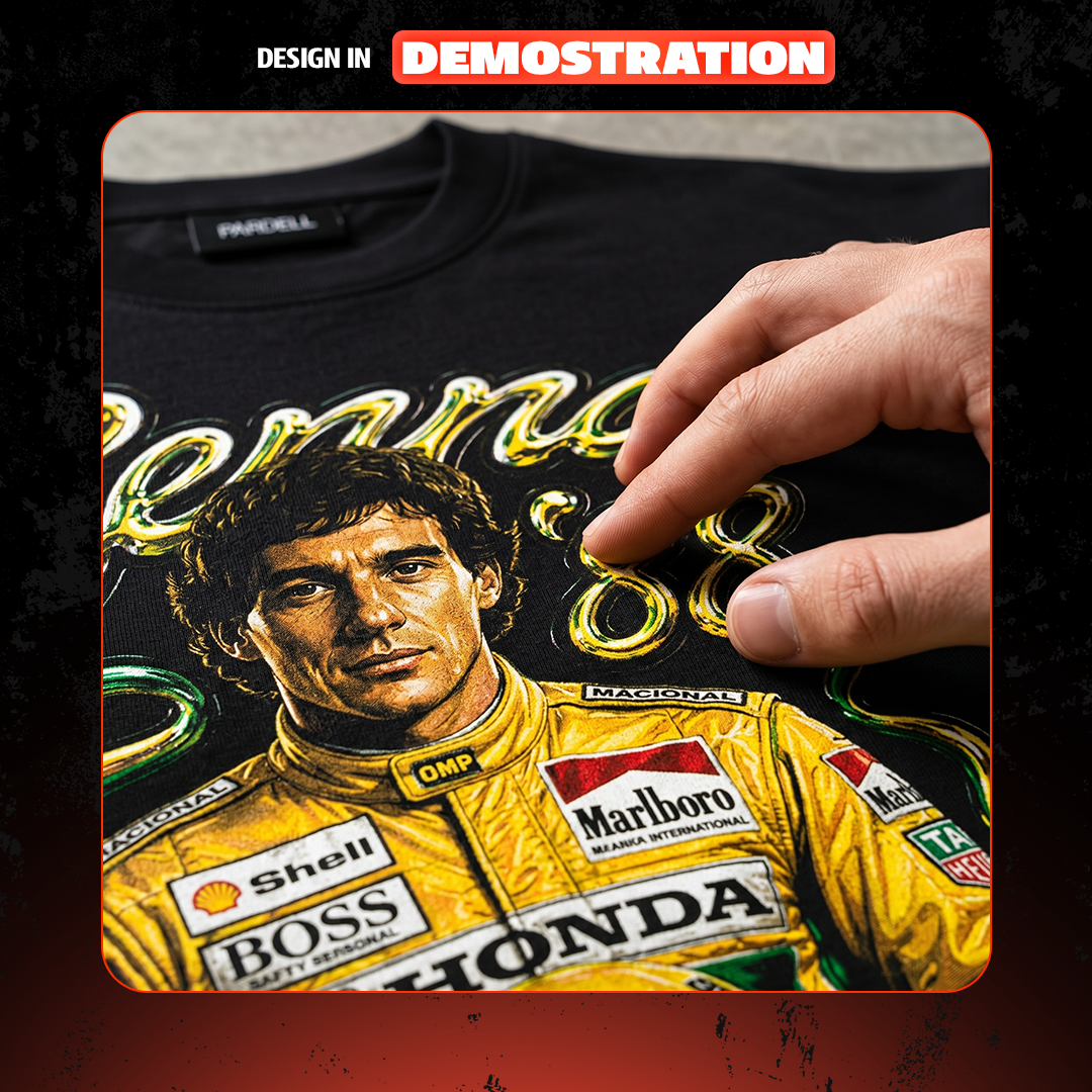 Driver f-one streetwear style chromatic tshirt design for print