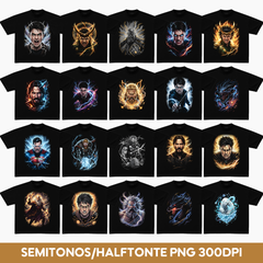 28 Premium Halftone designs for t-shirts Bundle pack