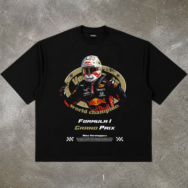 Max Verstappen 33 grunge effect Halftone DTF
