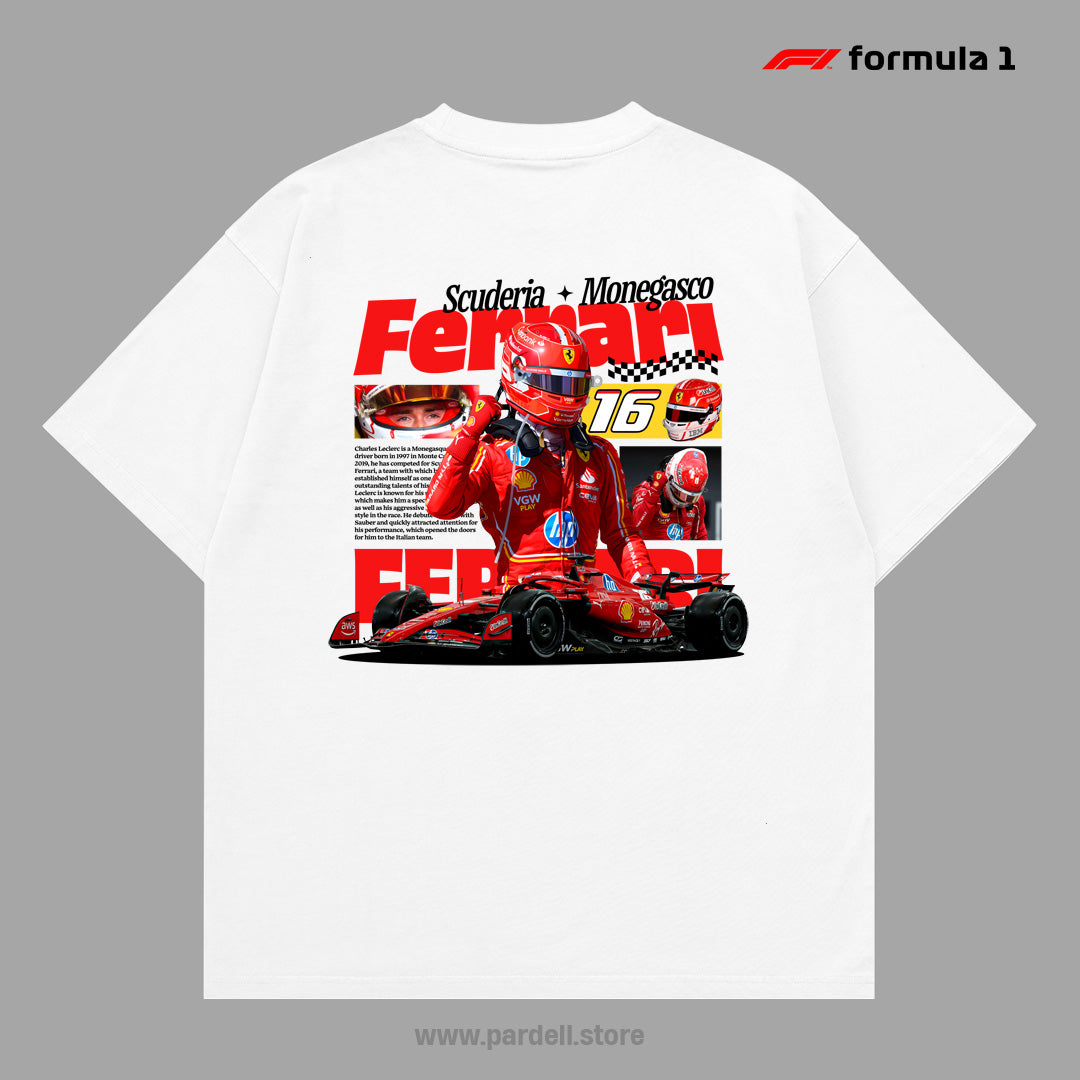 16 LEC Driver Grand Prix vibes - t-shirt design