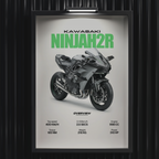 Digital poster - Kawasaki Ninja H2R for print