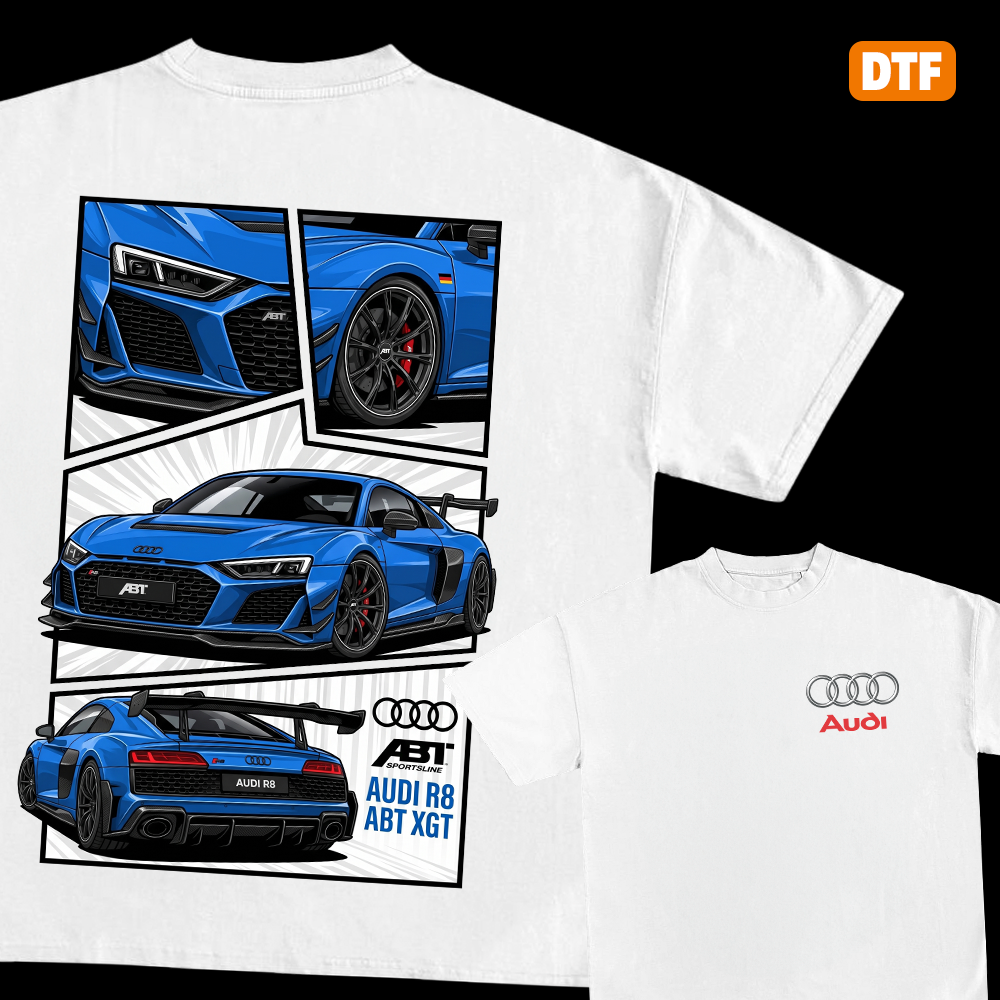 Digital file Audi R8 ABT t-shirt design