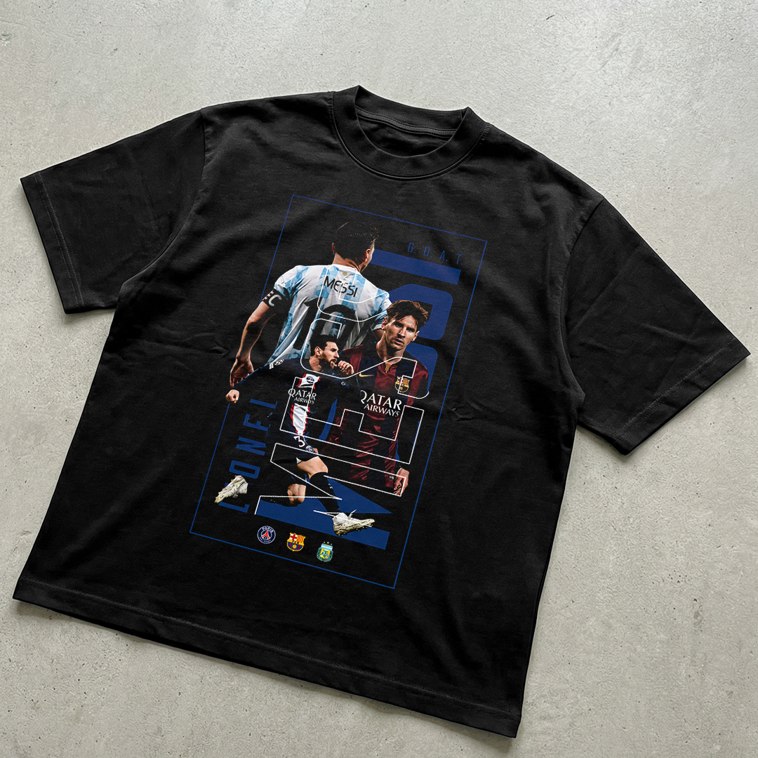 Digital file of football player GOAT t-shirt design