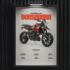Digital poster - Apirilia Dorsduro 900 for print