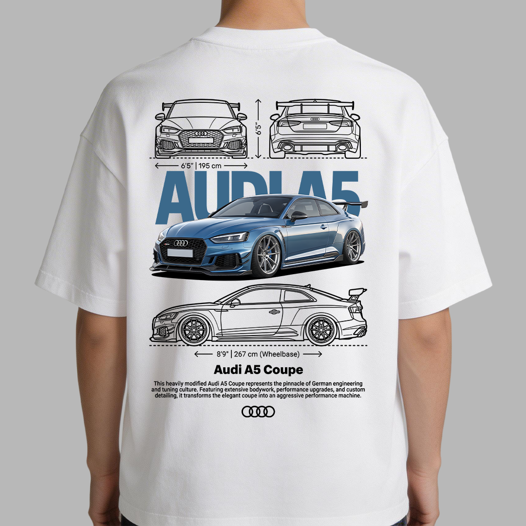 Digital file - Audi A5 coupe t-shirt design