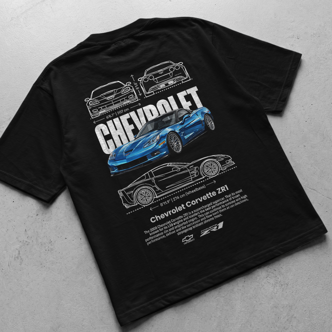 Digital File - Car t-shirt design Chevrolet Corvette ZR1