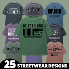 25 streetwear designs for t-shirts