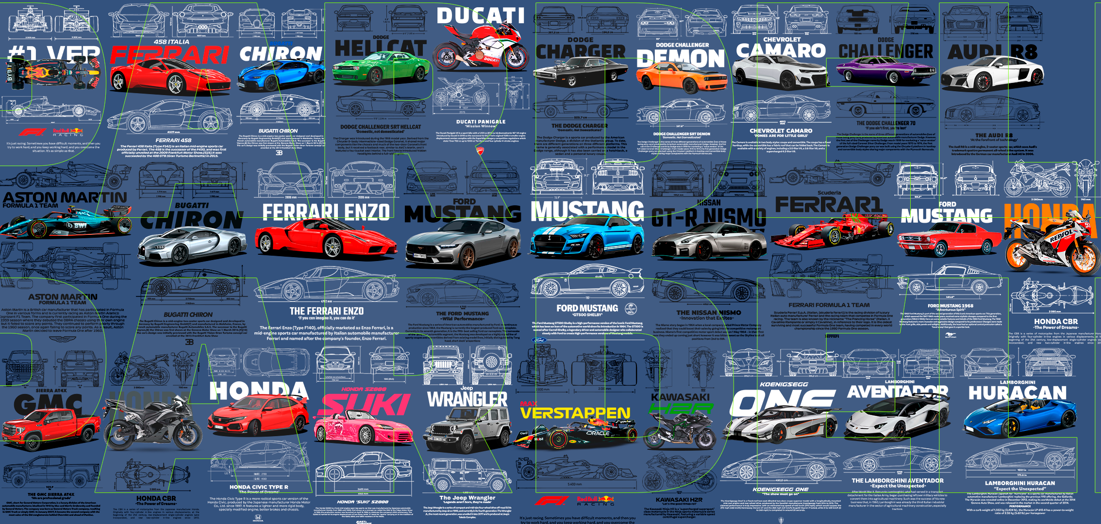 60 PLANTILLAS DE AUTOS DEPORTIVOS *las más vendidas*