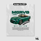 Supercar pop art T-shirt design – instant file