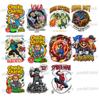 Design Pack for print - anime & superhero
