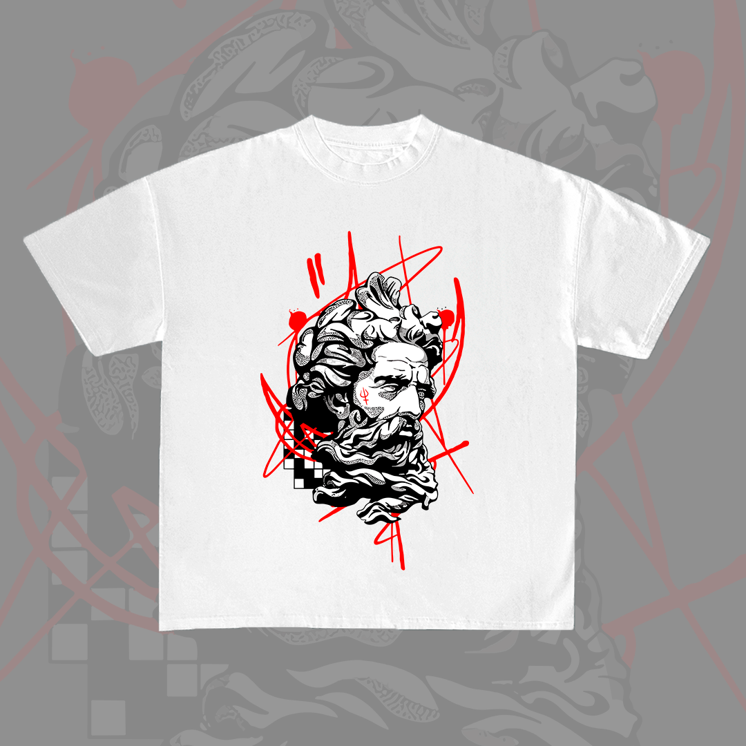 Portrait Neptune - t-shirt design