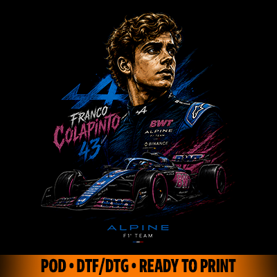 Argentinian driverf1 tshirt design DTF