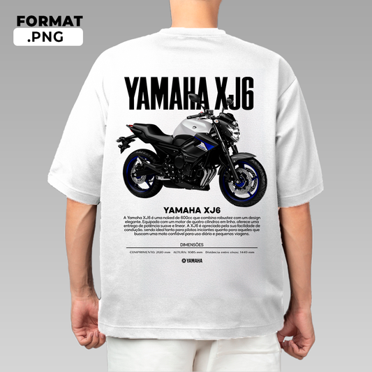 YAMAHA XJ6 - T-shirt design