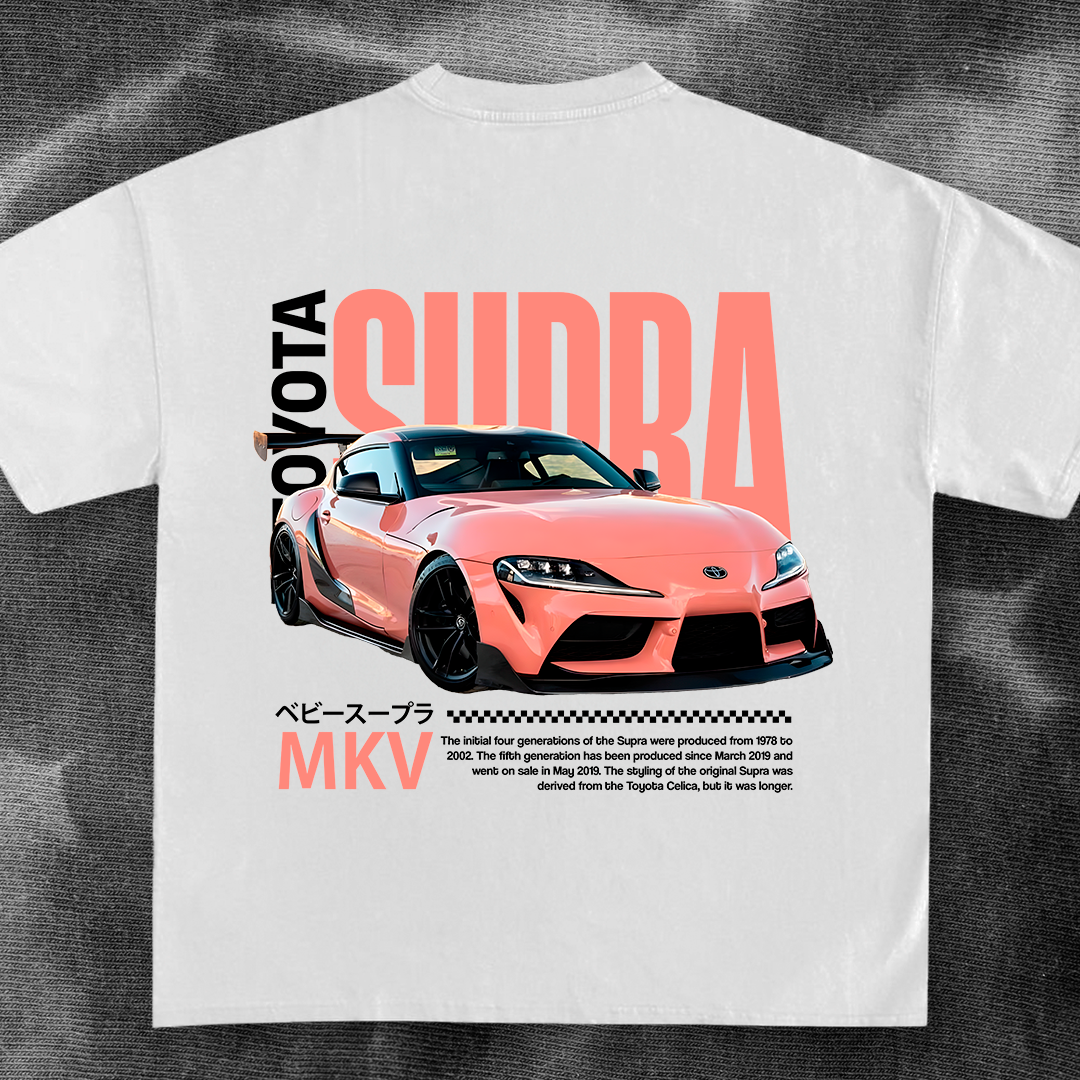 illustration design car - supra mkv