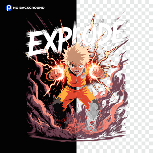 Digital illustration T-shirt design – Japanese pop culture inspired