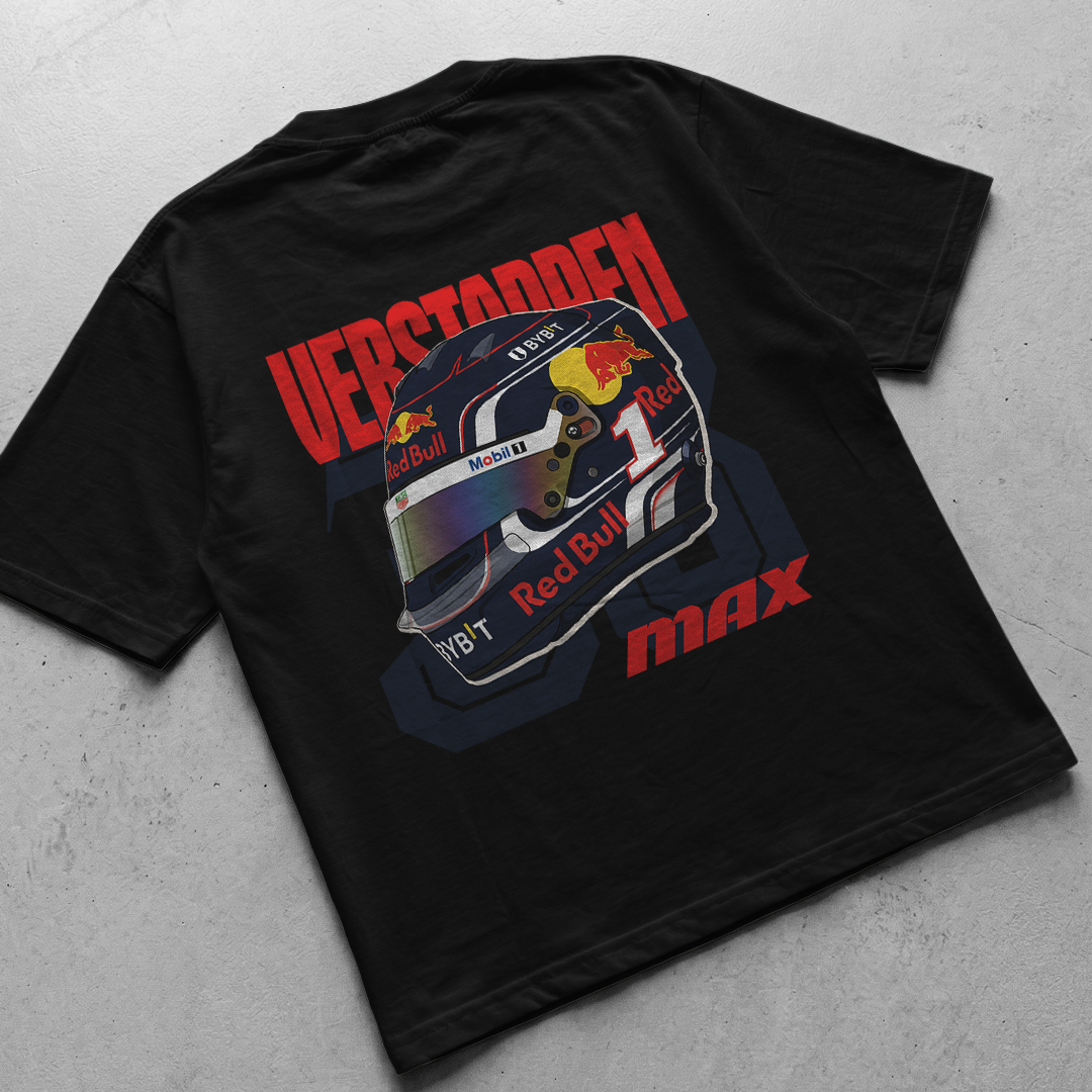 F1 t-shirt design Max verstappen