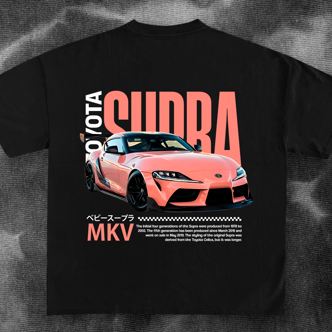 illustration design car - supra mkv