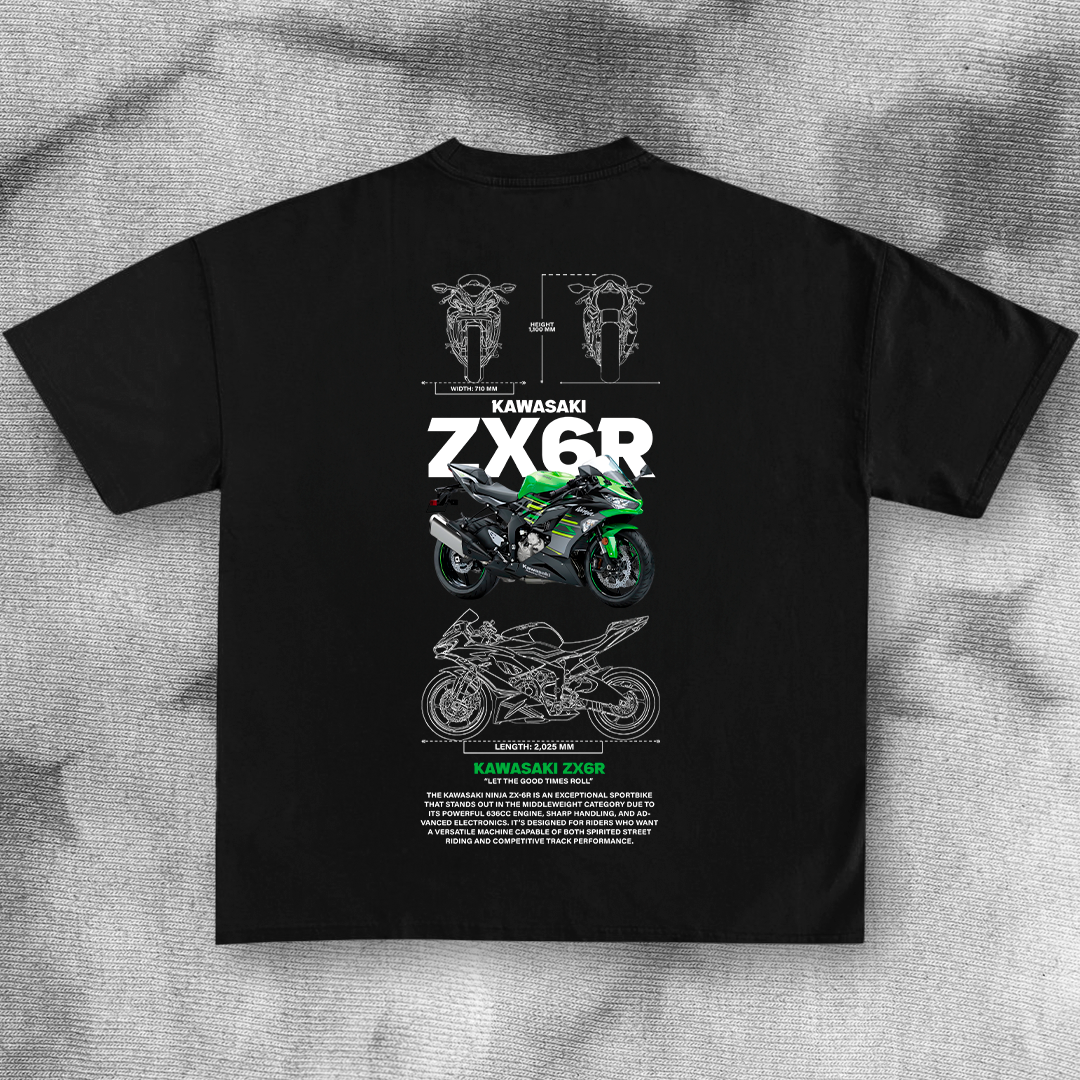 Kawasaki Ninja ZX-6R - t-shirt design