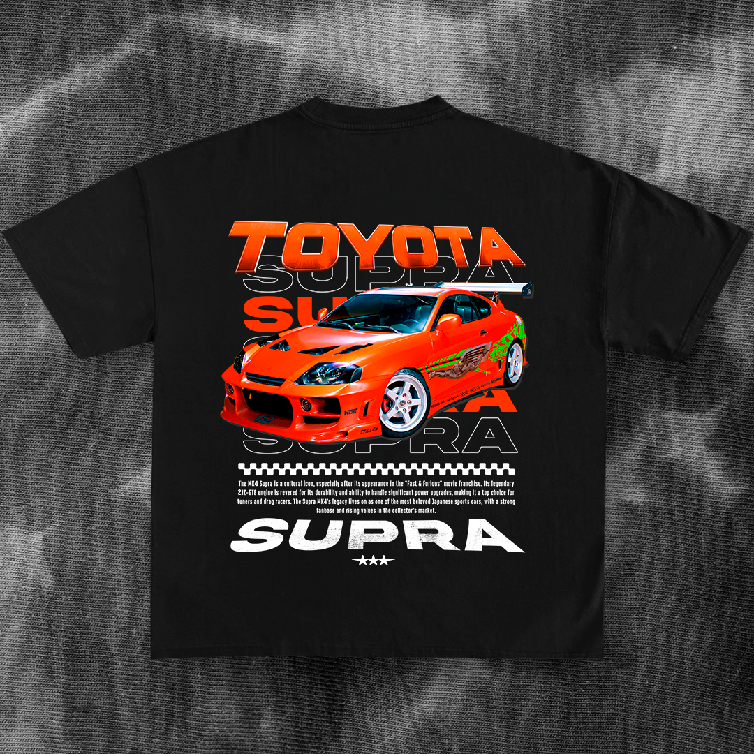 Toyota Supra MK4 - t-shirt design