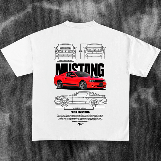 Ford Mustang 2011 - t-shirt design