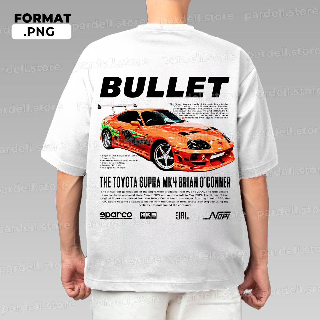 Toyota Supra MK4 Brian O'Conner Bullet - design 