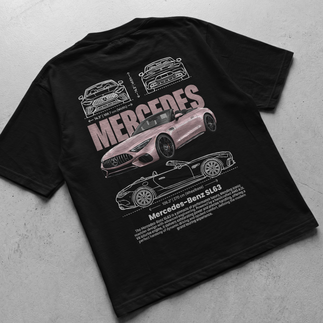 Digital File - Mercedes-Bens SL63 t-shirt design