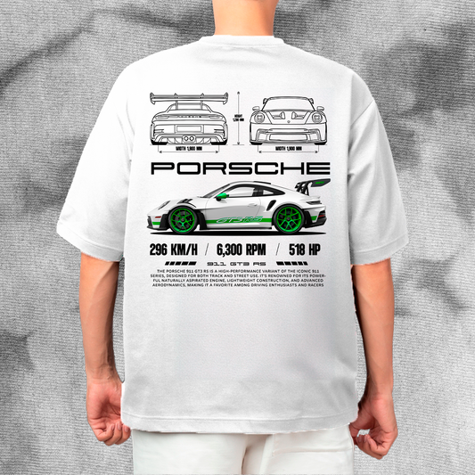 Porsche 911 GT3 Rs - t-shirt design