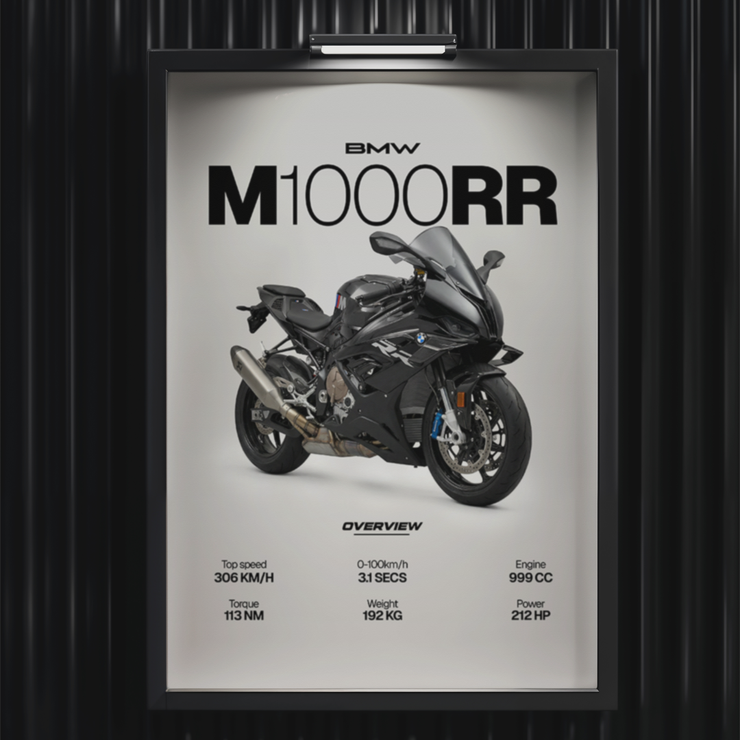 Digital Poster - Speed Motorcycle for print