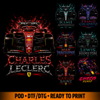 Speed cars for sprint tshirt design DTF f1