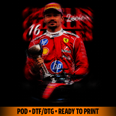 16 Charles Leclerc Halftone effect DTF
