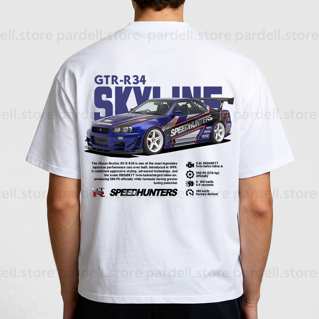 Skyline GTR R34JDM / t-shirt design