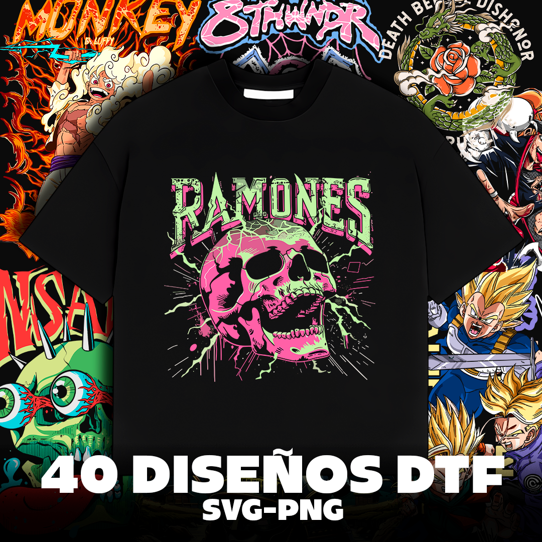 40 DISEÑOS PARA DTF Y SUBLIMACION Vol. 2