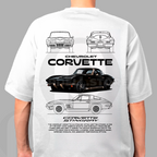 Classic Car Corve... - t-shirt design png