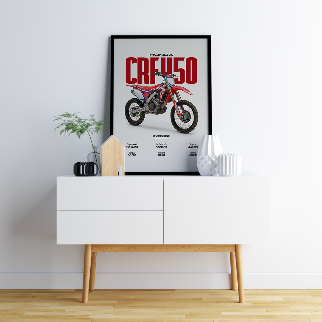 Digital poster - Honda CRF 450 for print
