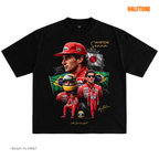 Digital file - Ayrton brazilian driver tshirt design